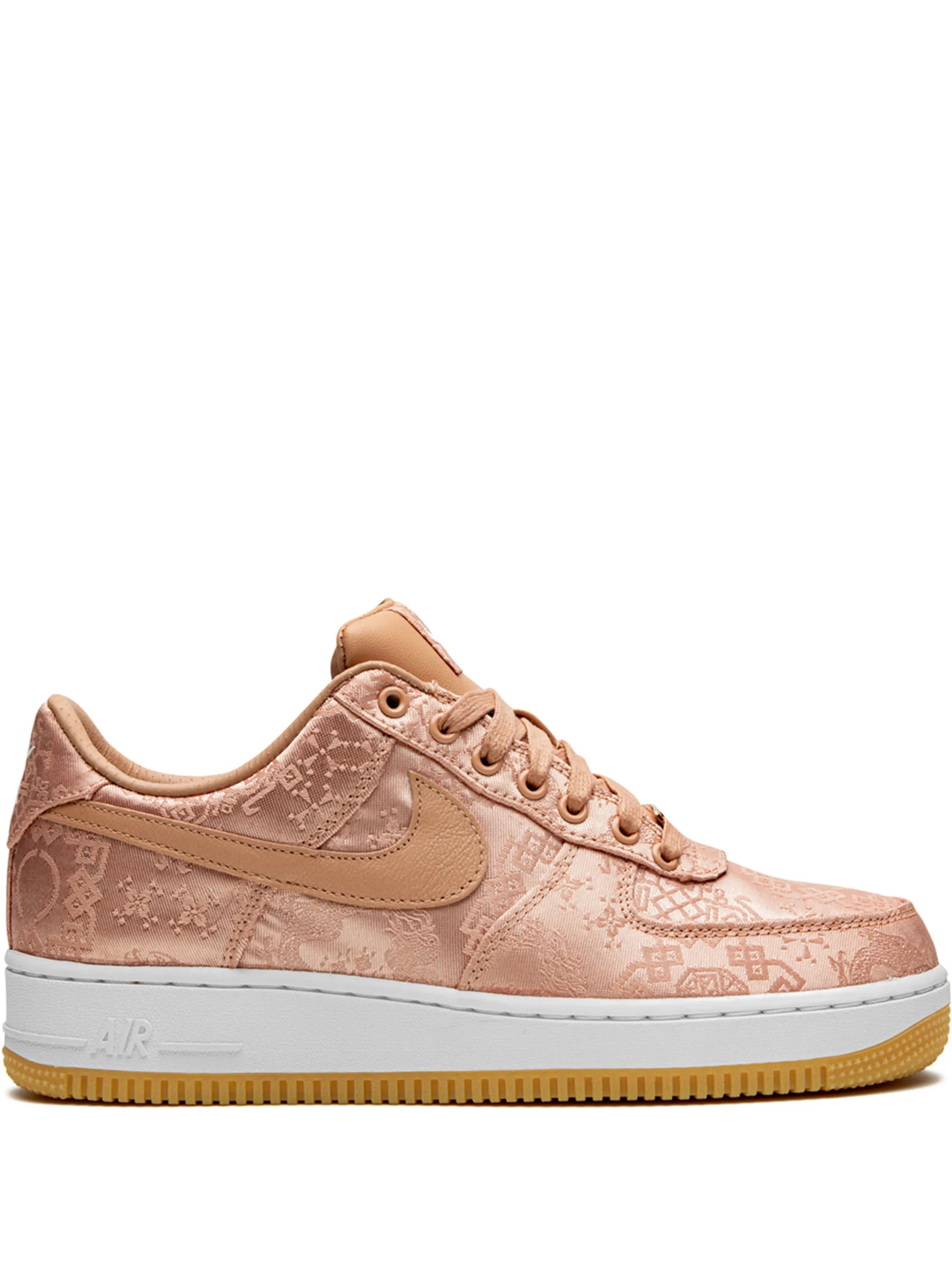 CLOT x Air Force 1 PRM "Rose Gold Silk" sneakers