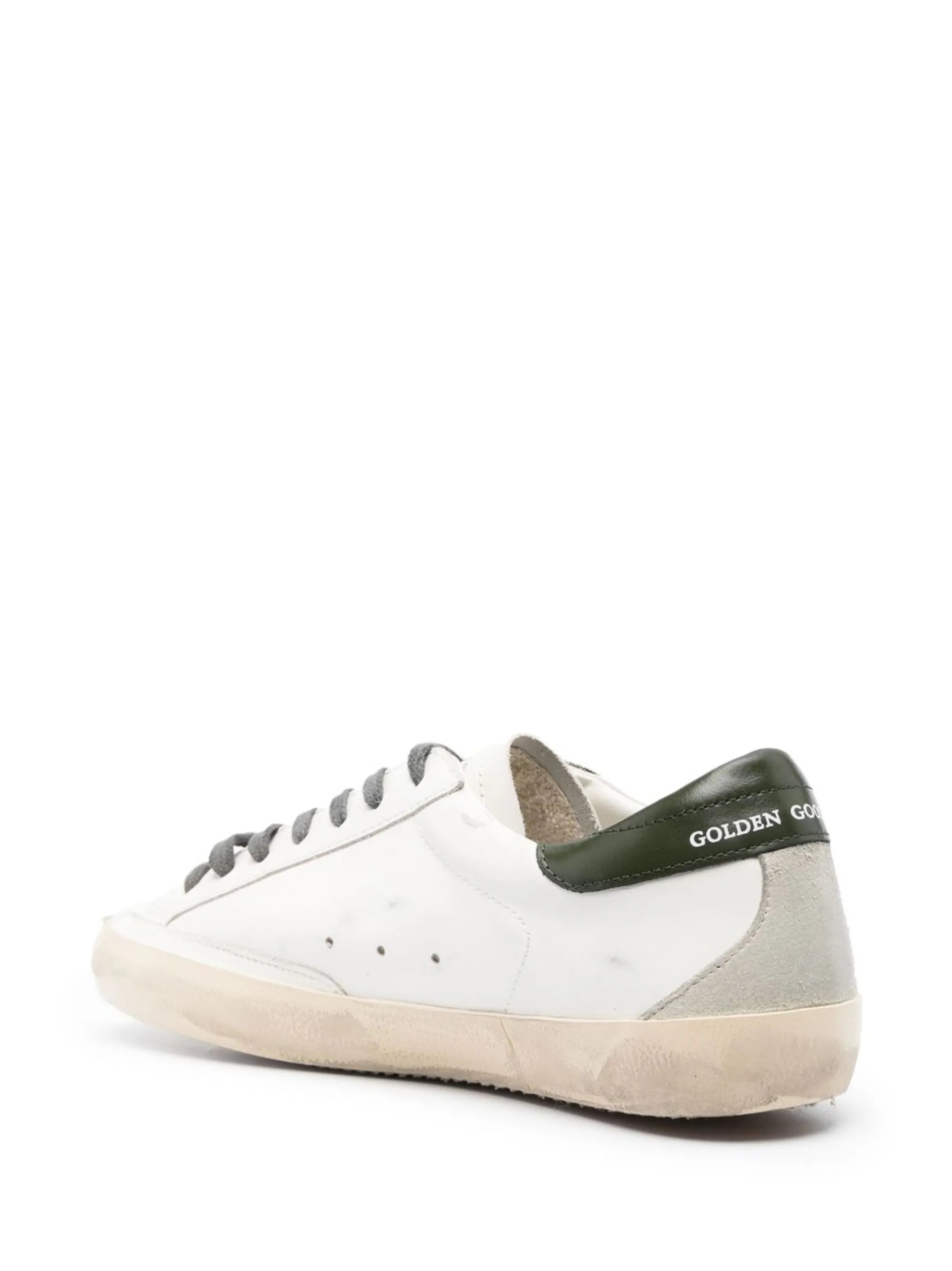 Super-Star trainers with red suede