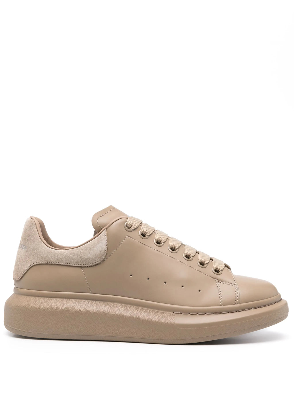 Oversized leather sneakers