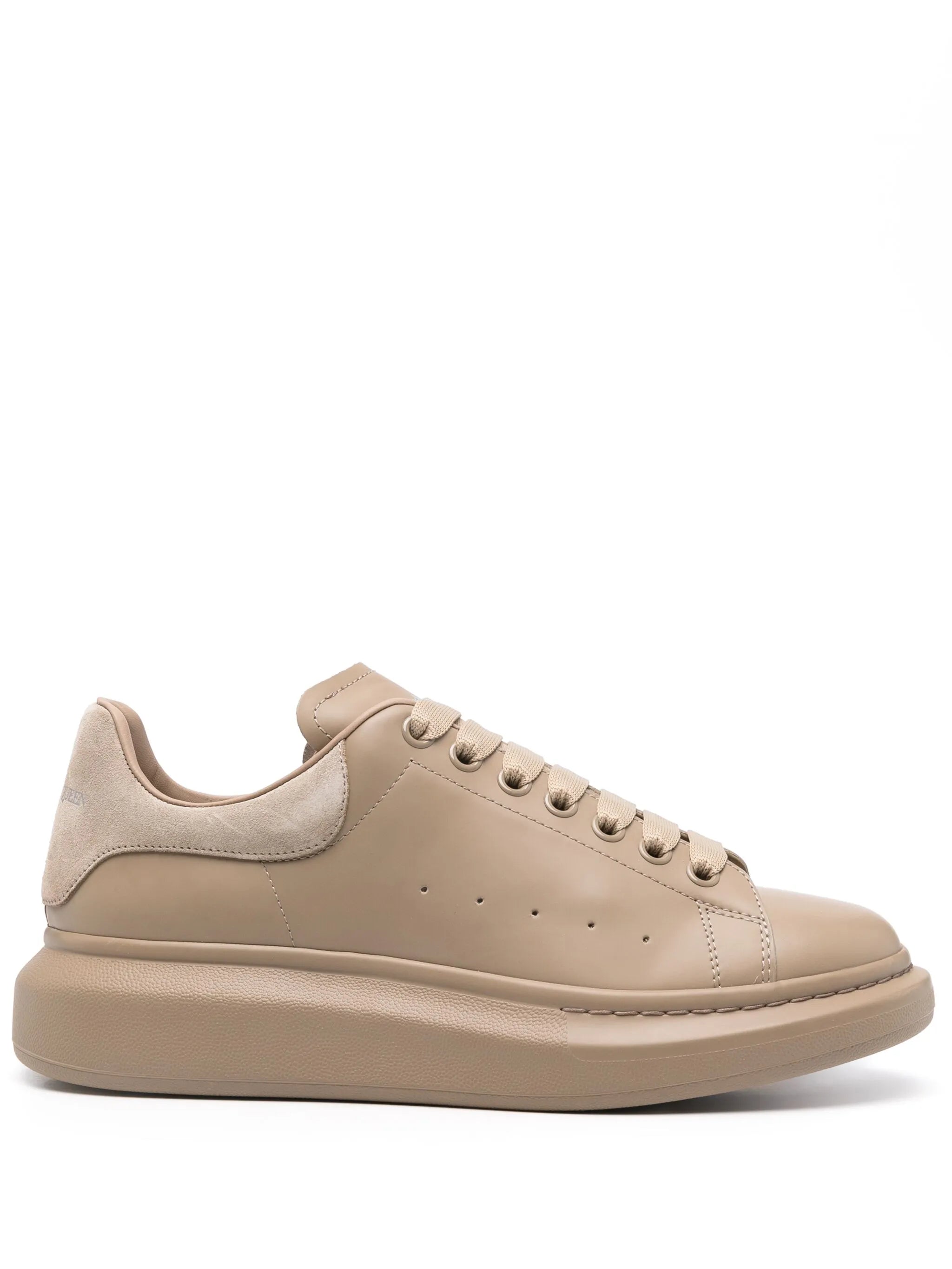 Oversized leather sneakers