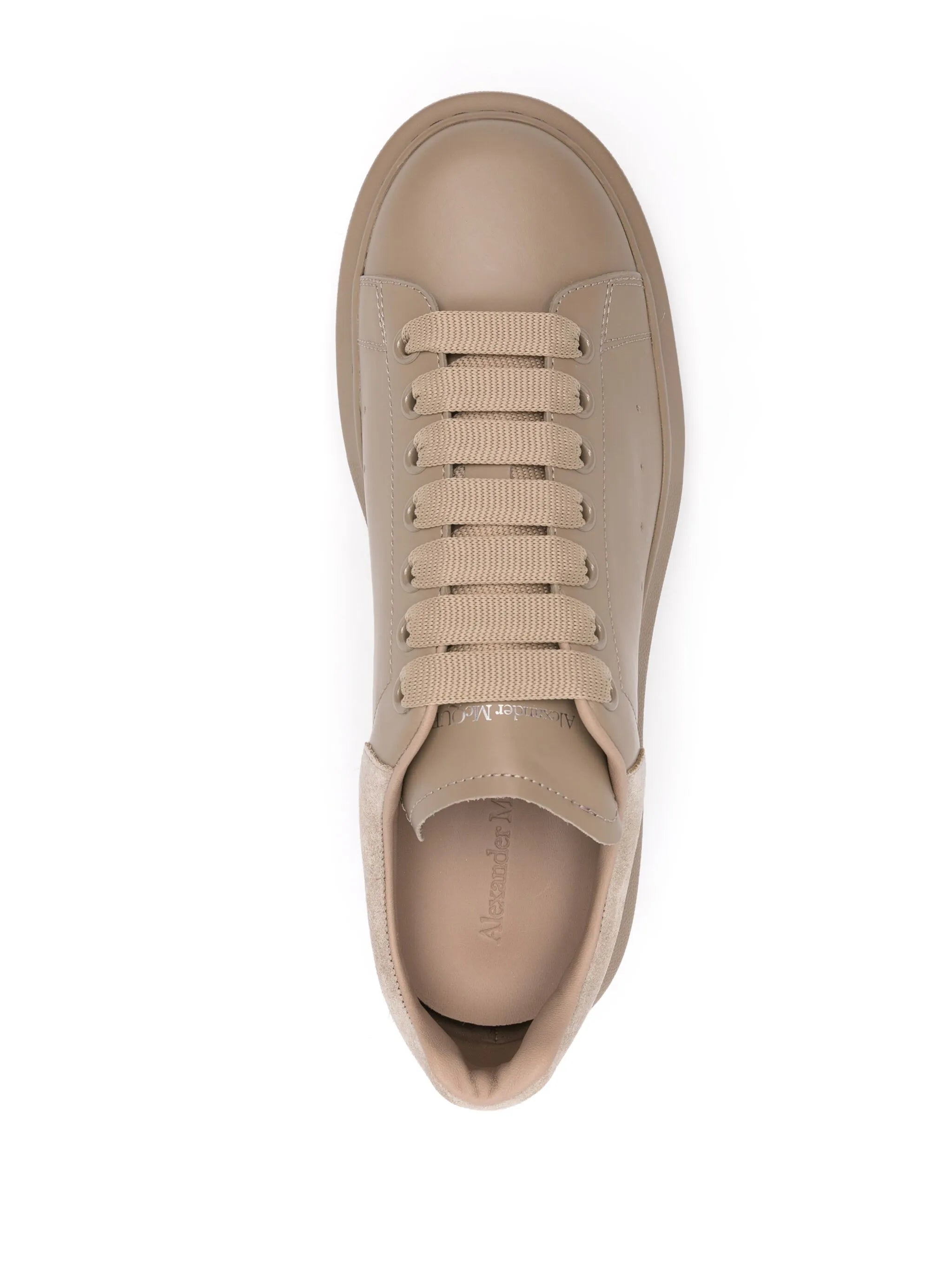 Oversized leather sneakers