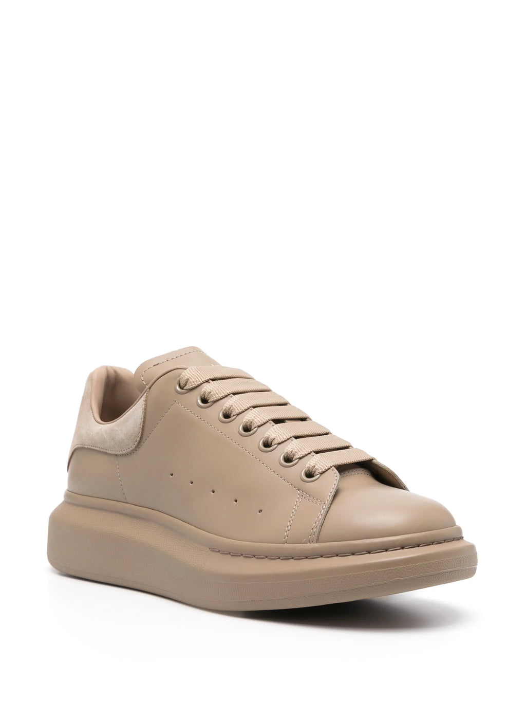 Oversized leather sneakers