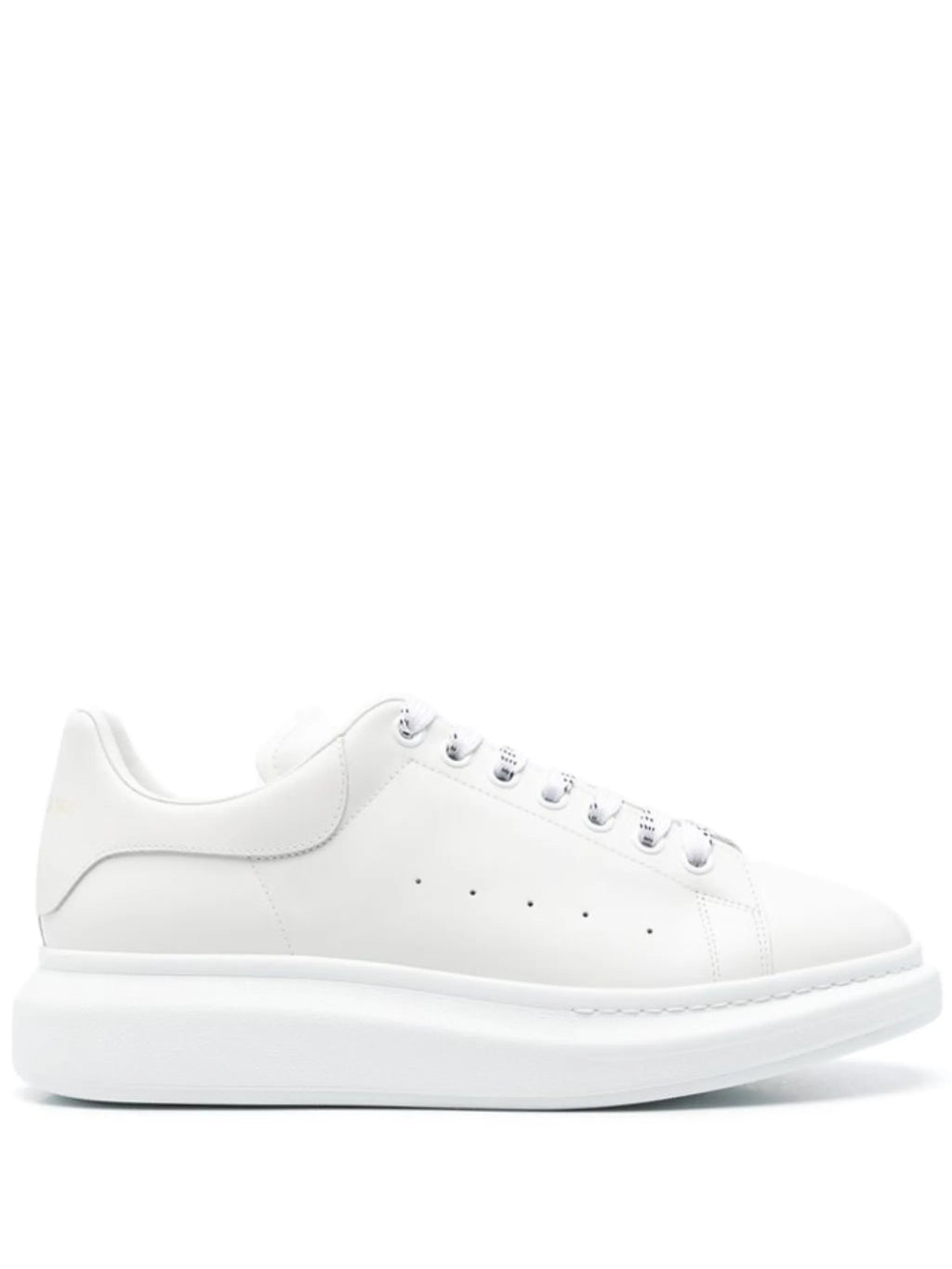 Oversized leather sneakers