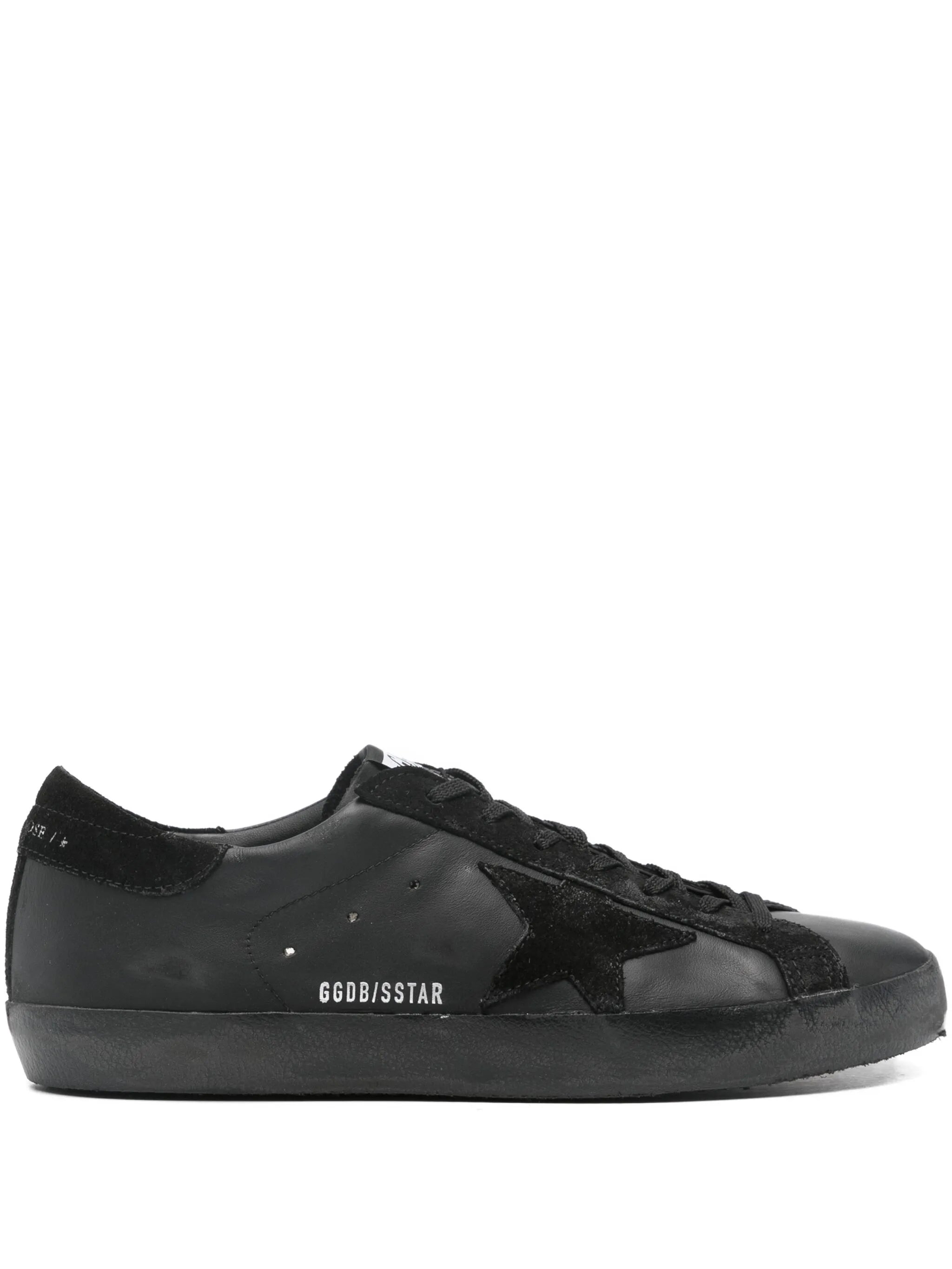 Super-Star trainers in black nappa