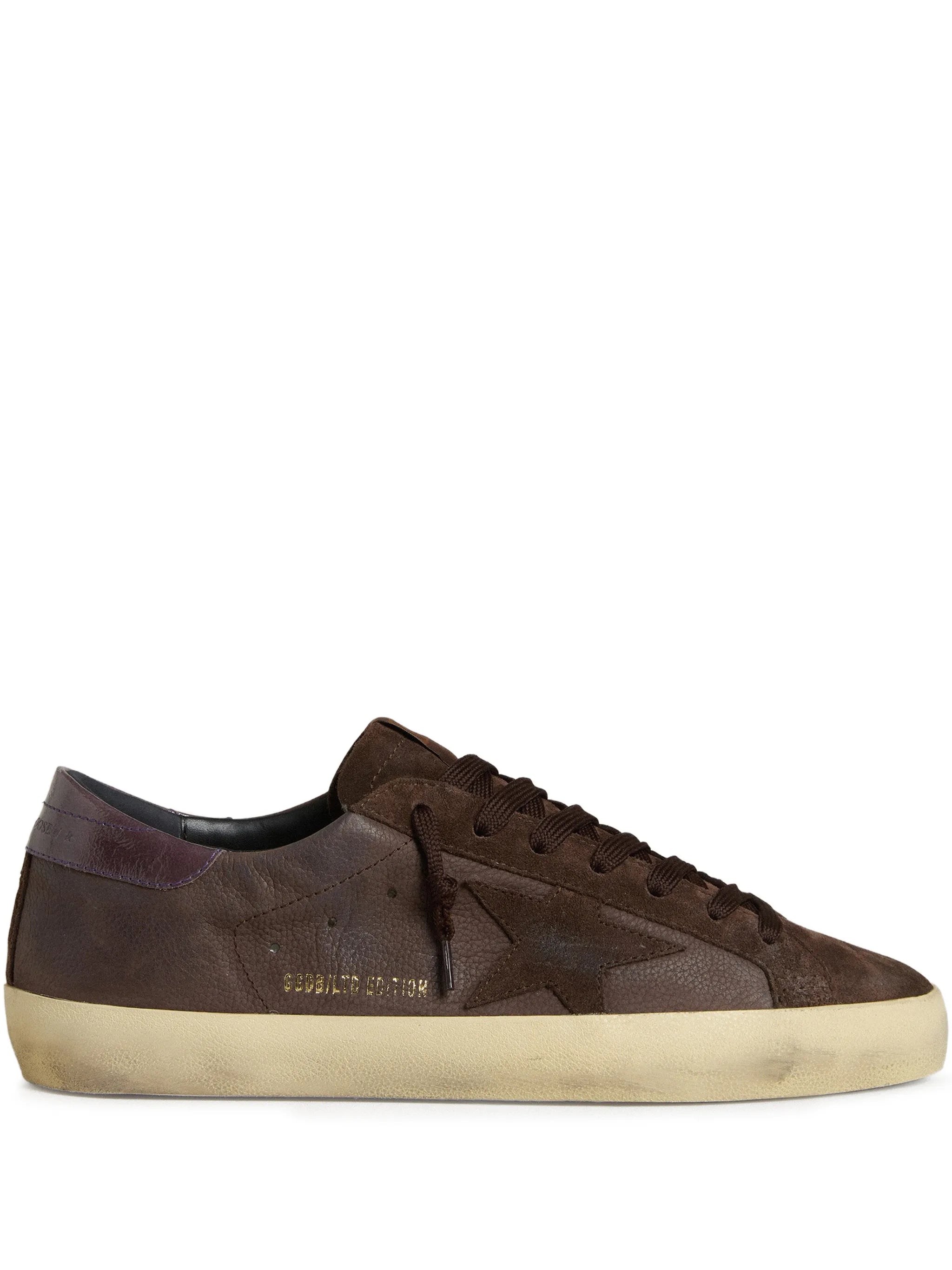 Super-Star LTD trainers in brown nubuck with suede star