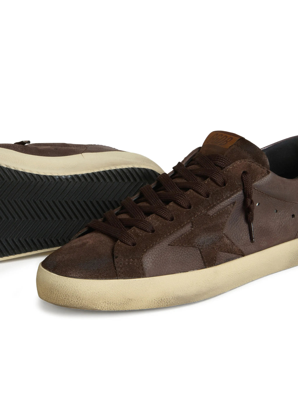 Super-Star LTD trainers in brown nubuck with suede star