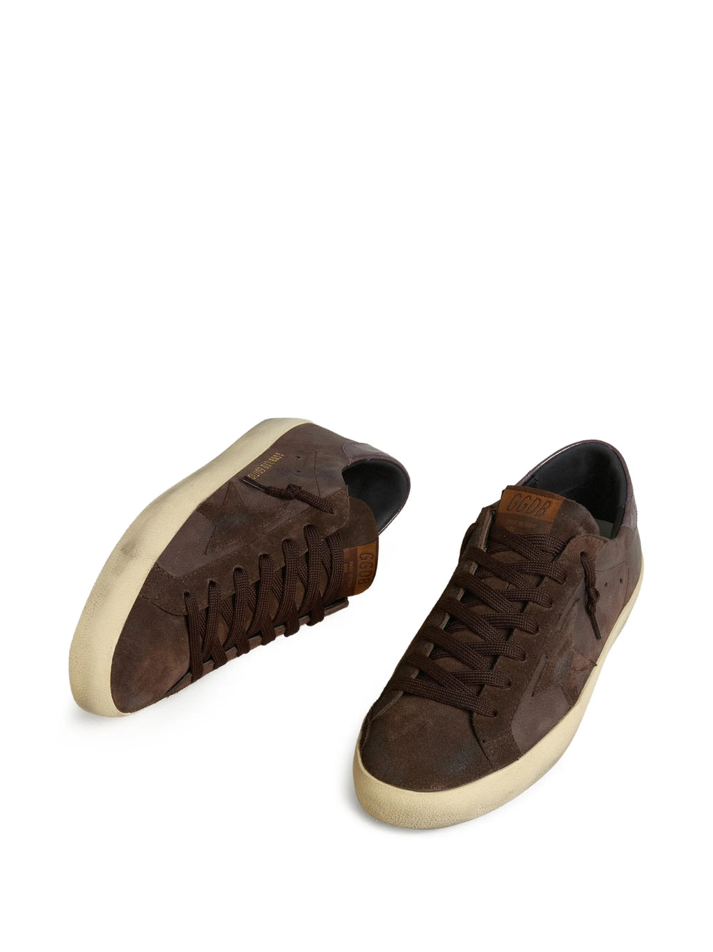 Super-Star LTD trainers in brown nubuck with suede star